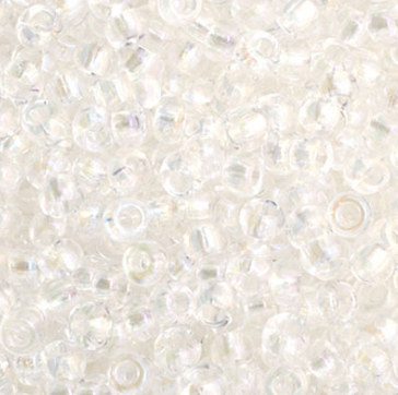 Perles de rocaille Preciosa 11/0 Cristal transparent AB