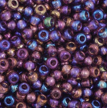11/0 Preciosa Seed Bead Transparent Mauve AB