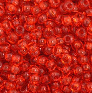 11/0 Preciosa Seed Beads Transparent Orange