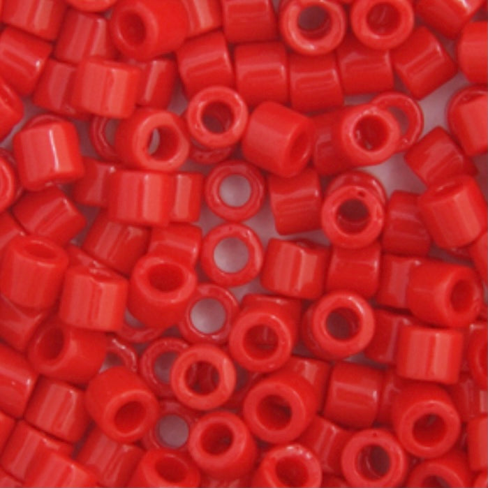 Delica 10/0 RD #0723 Red Opaque 5.2g Vial