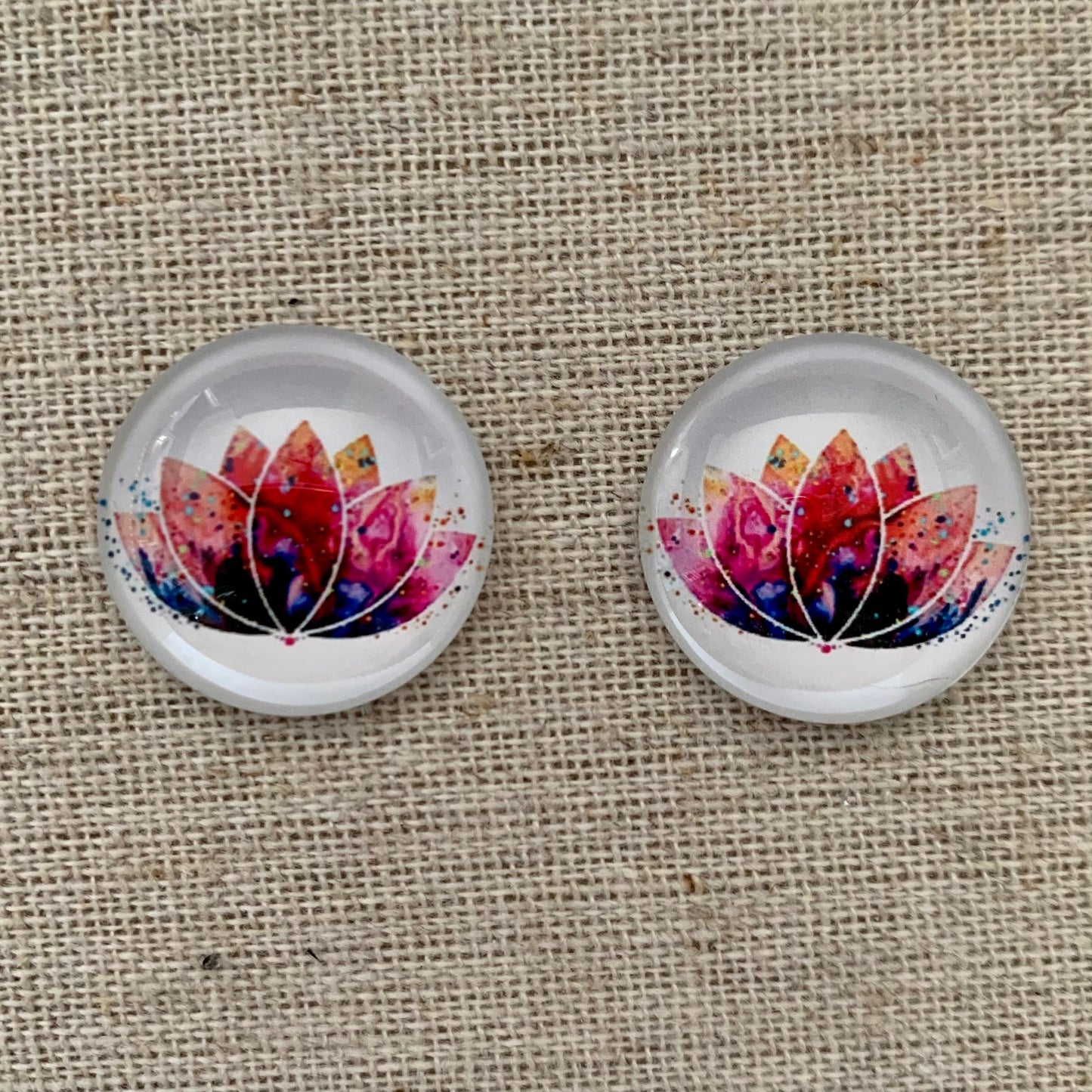 20mm Zen Image in Glass, Glue on - See Color Options