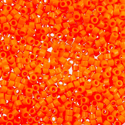 Flacon de 5,2 g de Delica 11/0 RD #0722 Orange Opaque