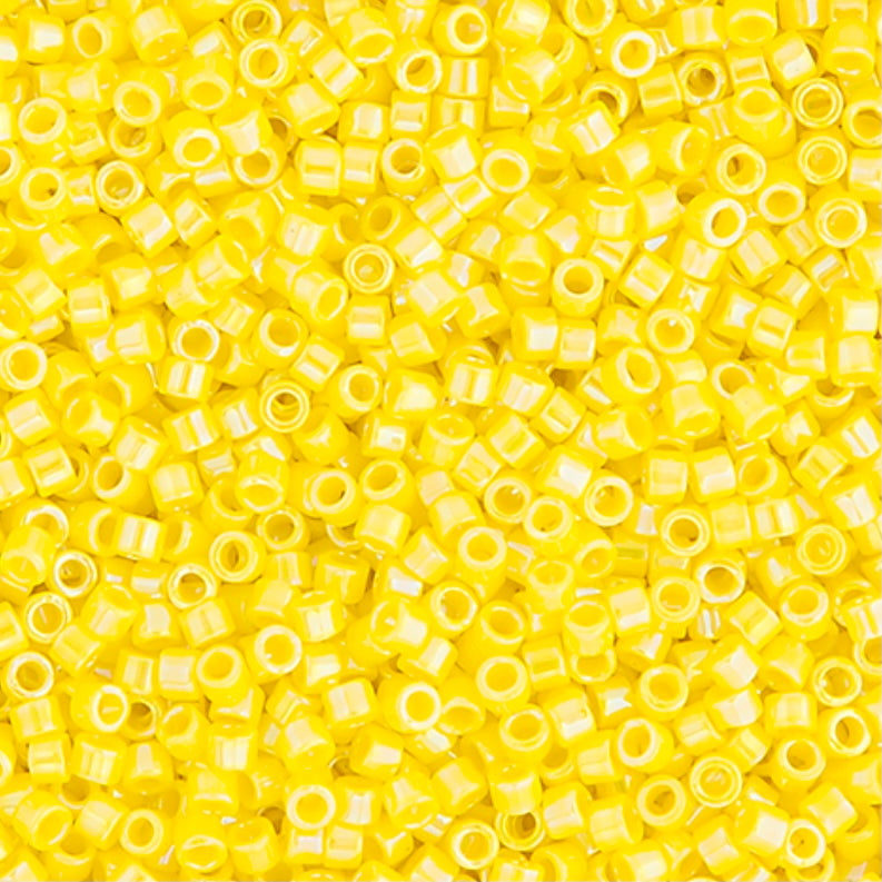 Delica 11/0 RD Yellow AB, Sold in Vials