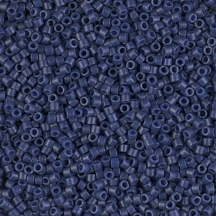 Frasco de 5,2 g Delica 11/0 RD n.º 2143 Duracoat teñido en azul marino