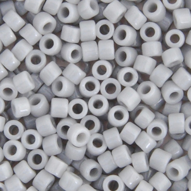 Frasco opaco Delica 11/0 RD n.° 1139 de 5,2 g, color gris fantasma