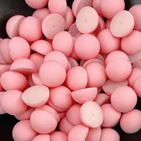 12mm Matte Round Dome, Glue On, Resin Gems, Sold in Pairs - See Color Options