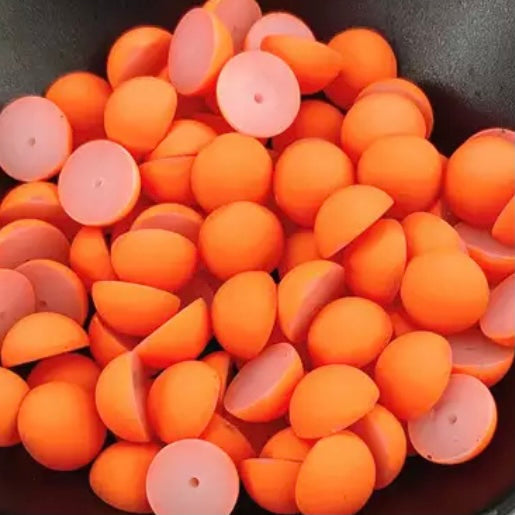12mm Matte Round Dome, Glue On, Resin Gems, Sold in Pairs - See Color Options