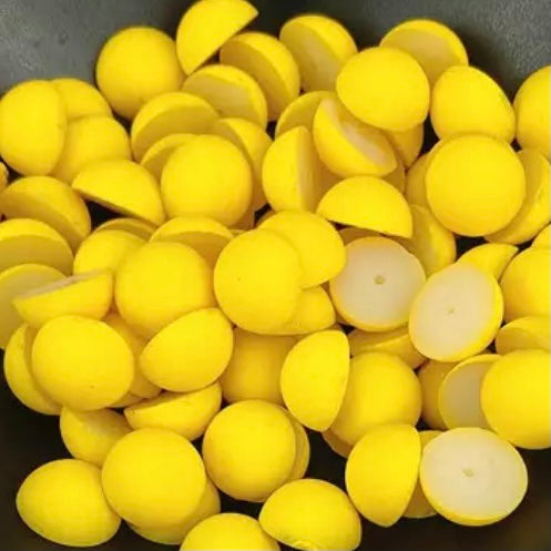 12mm Matte Round Dome, Glue On, Resin Gems, Sold in Pairs - See Color Options