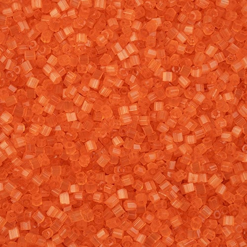 Perles Preciosa 10/0 2-Cut Satin Orange Solgel, flacon de 13 g
