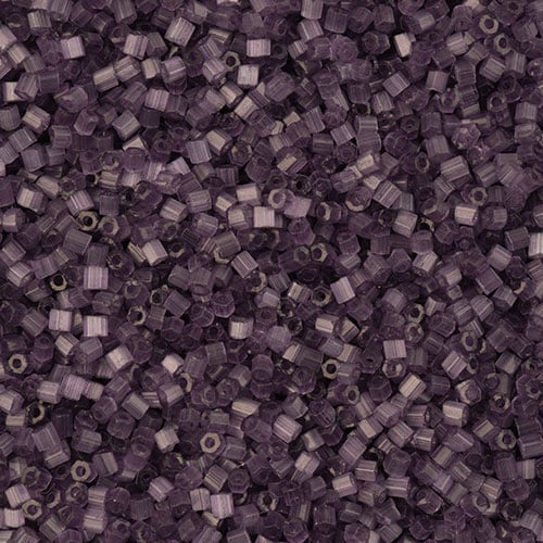 Perles Preciosa 10/0 2-Cut Satin Orchid Solgel, flacon de 13 g