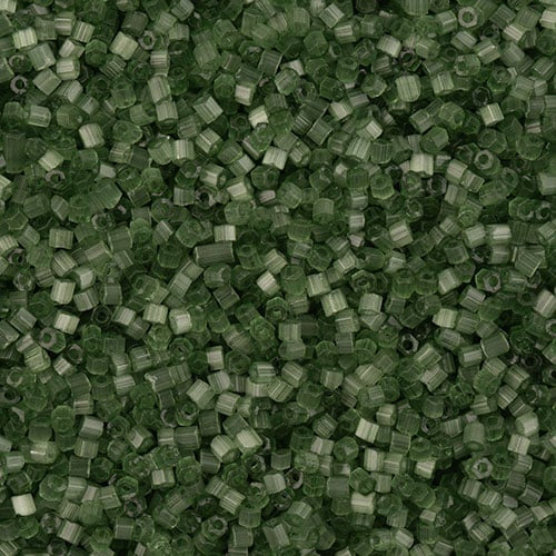 10/0 2-Cut Preciosa Beads Satin Eucalyptus Solgel, 12g Vial