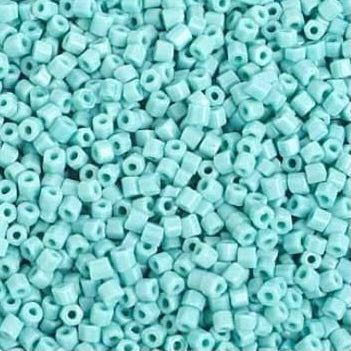 10/0 2-Cut Preciosa Beads Opaque Turquoise, 22g Vial