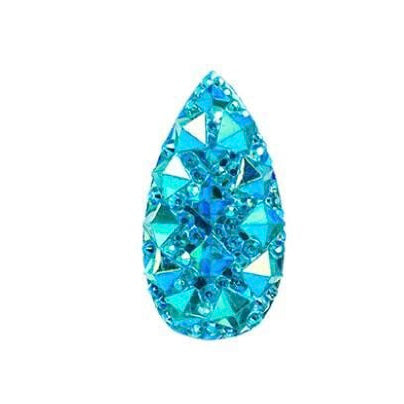 18*25 Resin Sew-On Gummy Spike Drop - See Color Options