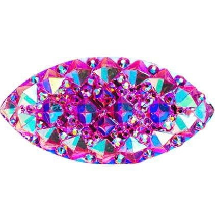 20*40mm Resin Sew-On Gummy Spike Navette - See Color Options