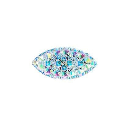 9*20mm Resin Sew-On Gummy Spike Navette - See Color Options