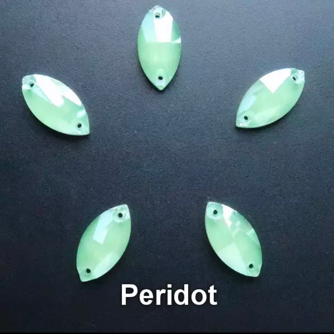 12*24 Glass Jelly Navette - See Color Options