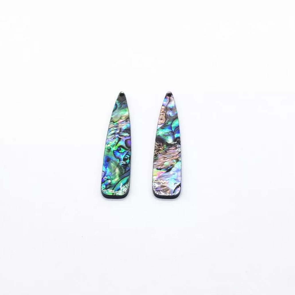 12*54mm Abalone Shell Long Teardrop - See Color Options