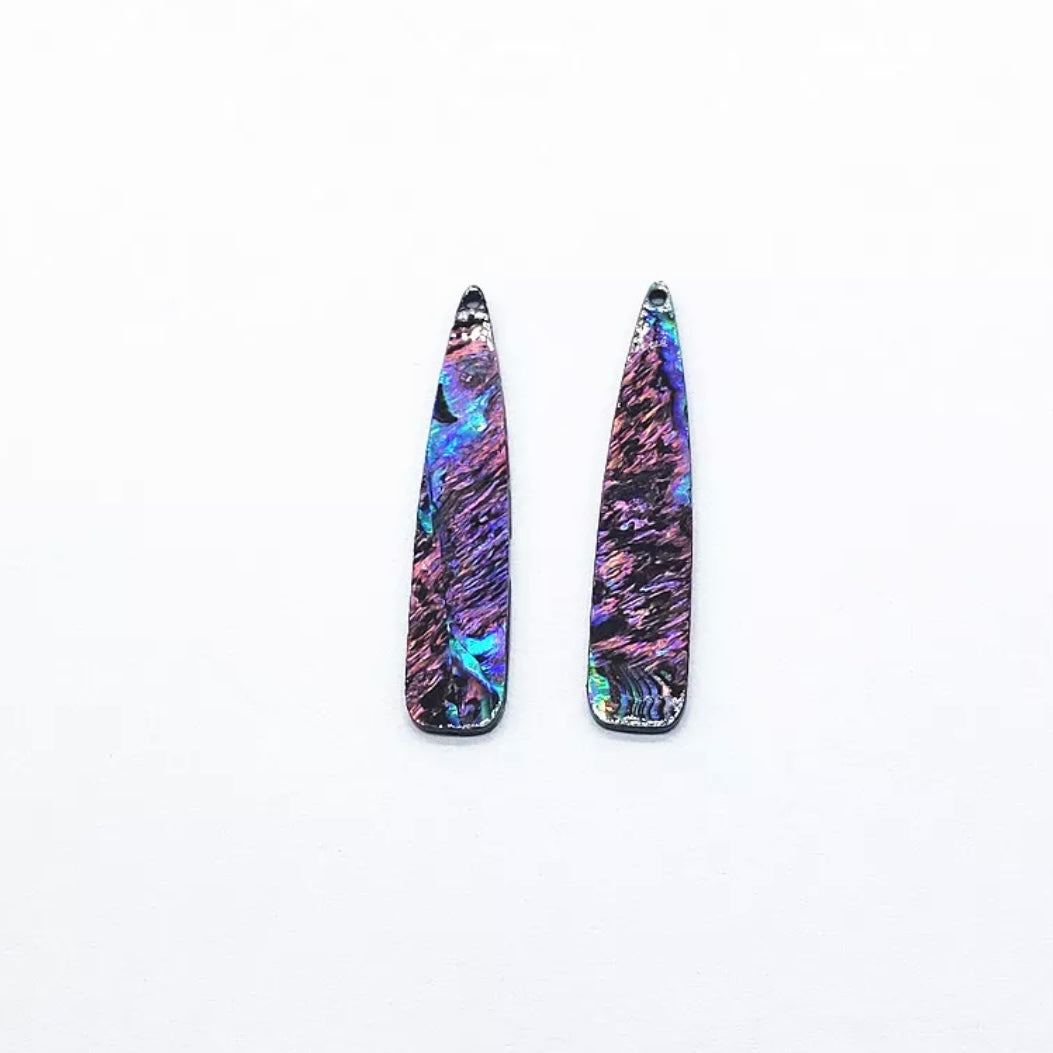 12*54mm Abalone Shell Long Teardrop - See Color Options