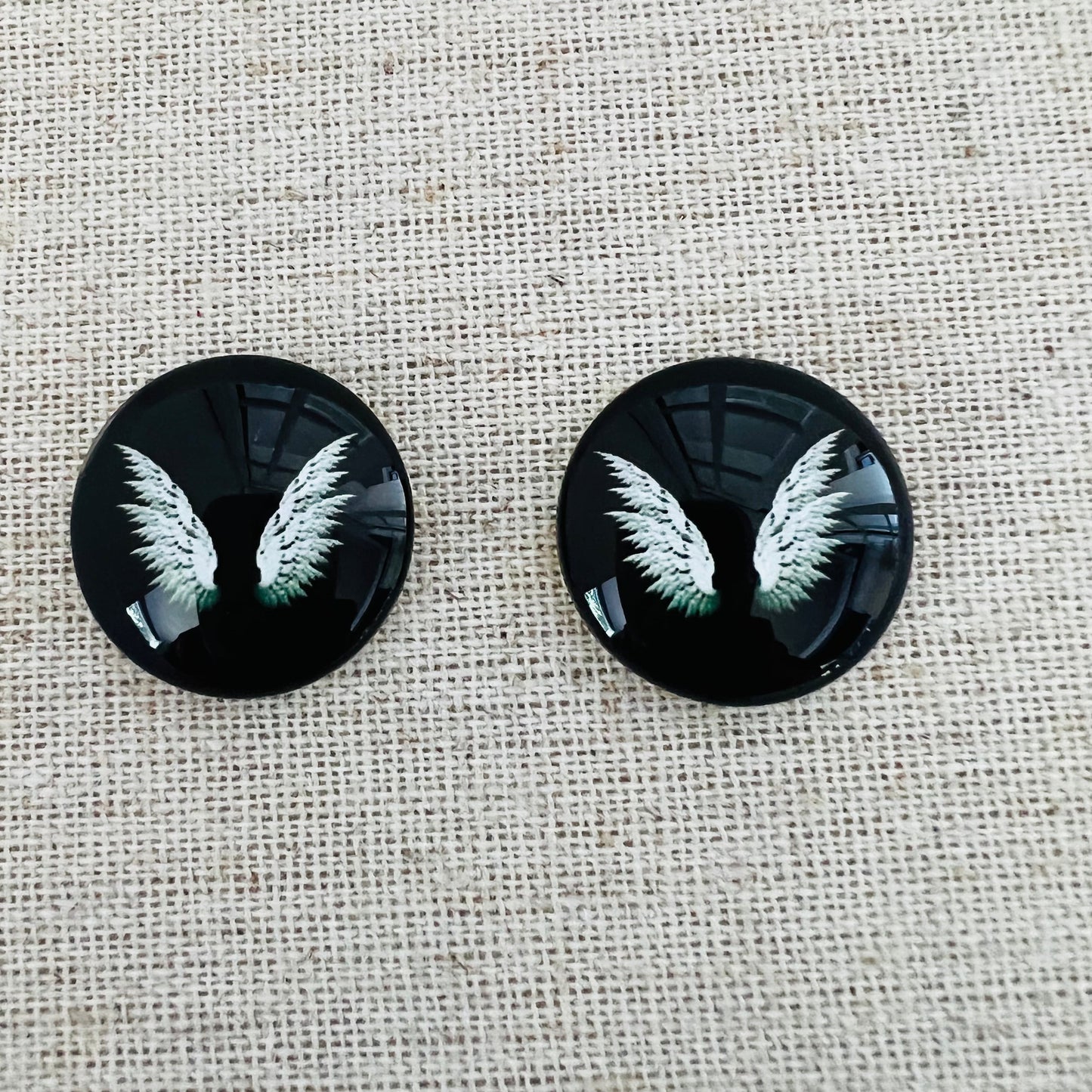 20mm Image with Background in Glass, Glue on - See Color Options