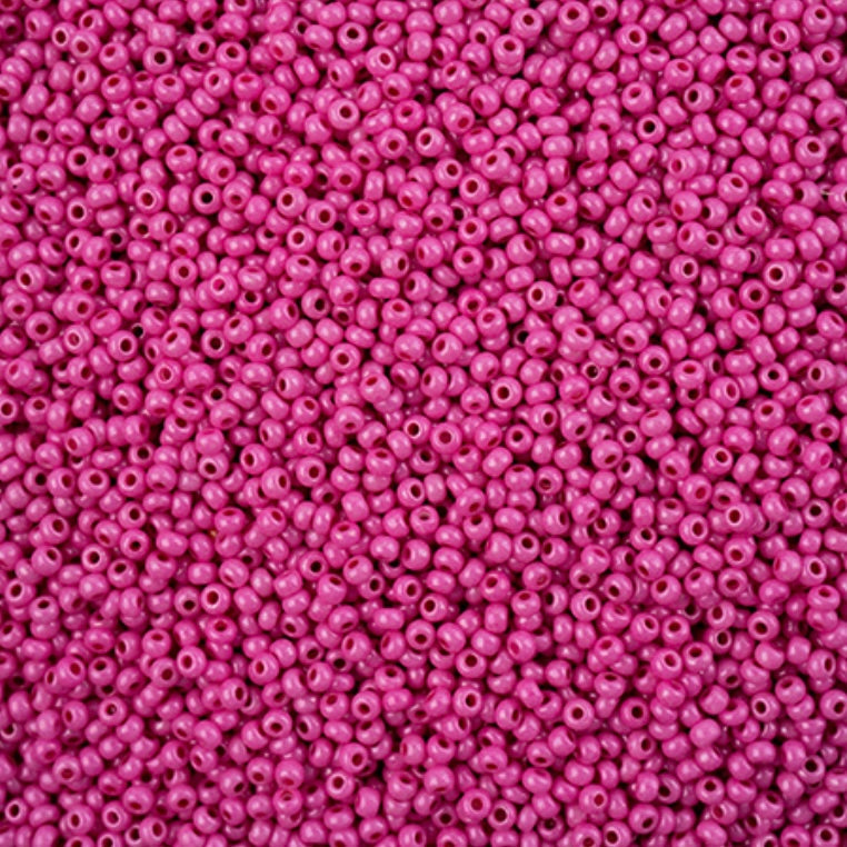 11/0 Preciosa Seed Beads Terra Intensive Pink