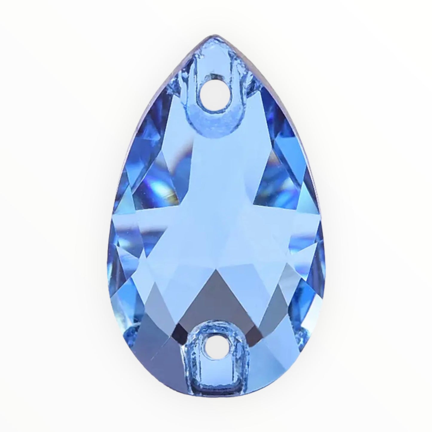 17*28mm Tear Drop AAAAA Glass Crystal, Sew On Gems, Sold in Pairs - See Color Options