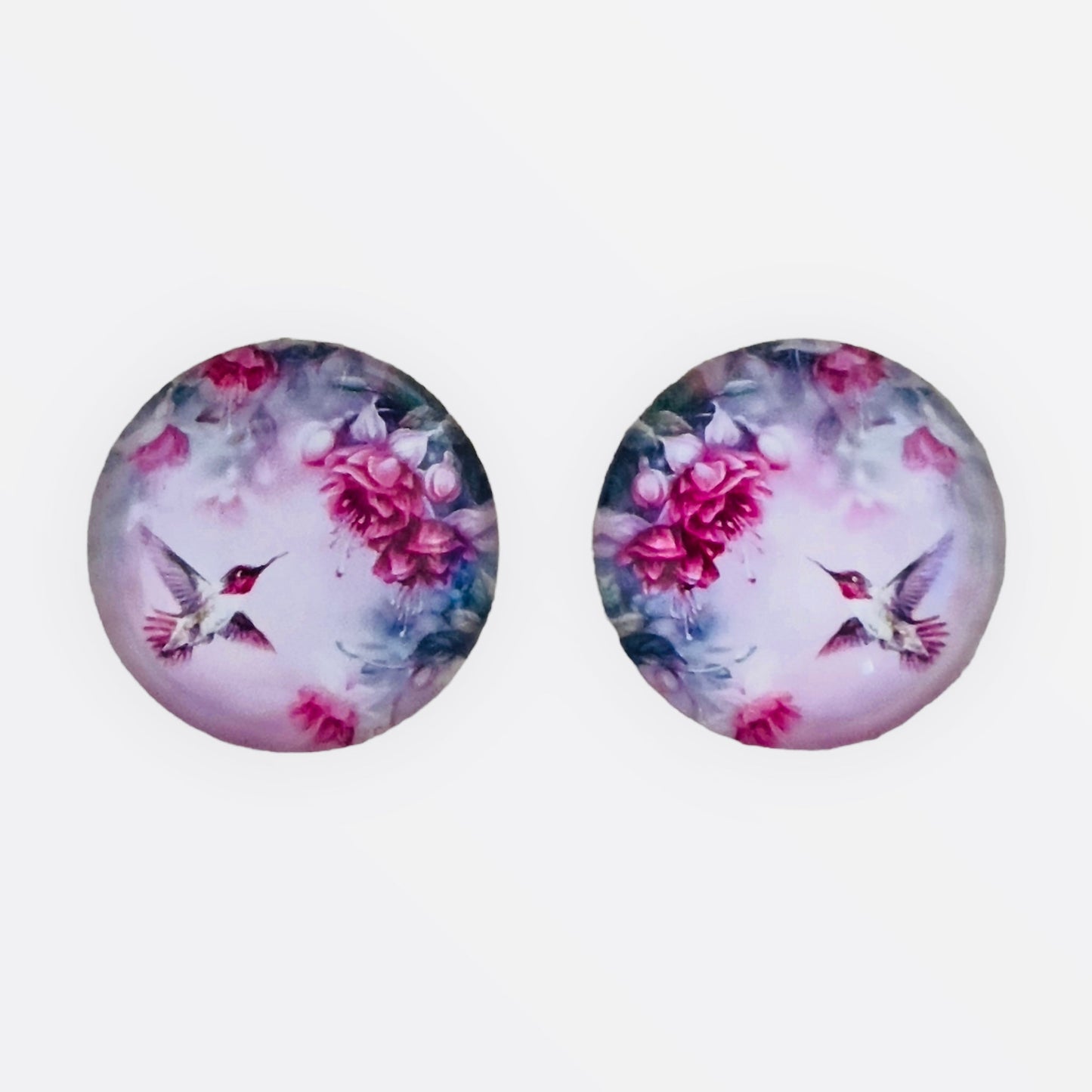 20mm Animal with Background image in Glass, Glue on - See Color Options