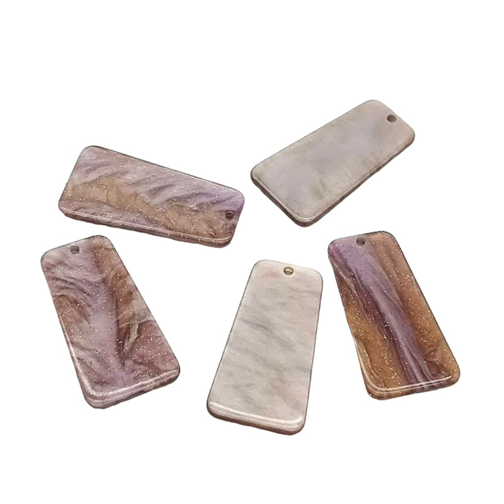 19*37mm Starry Sky Trapezoid - See Color Options