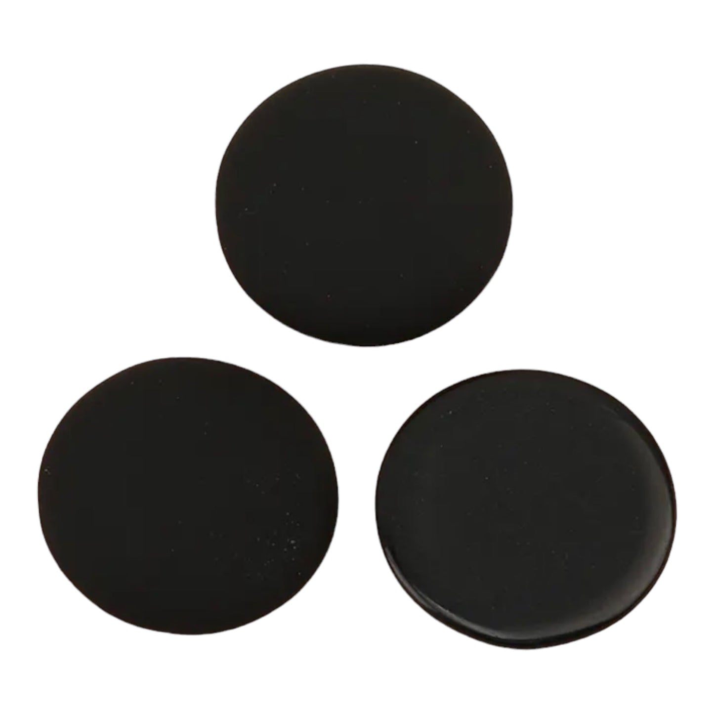 24mm Mixed Matte, Round Dome, Glue On Resin Gems, Sold in Pairs - See Color Options