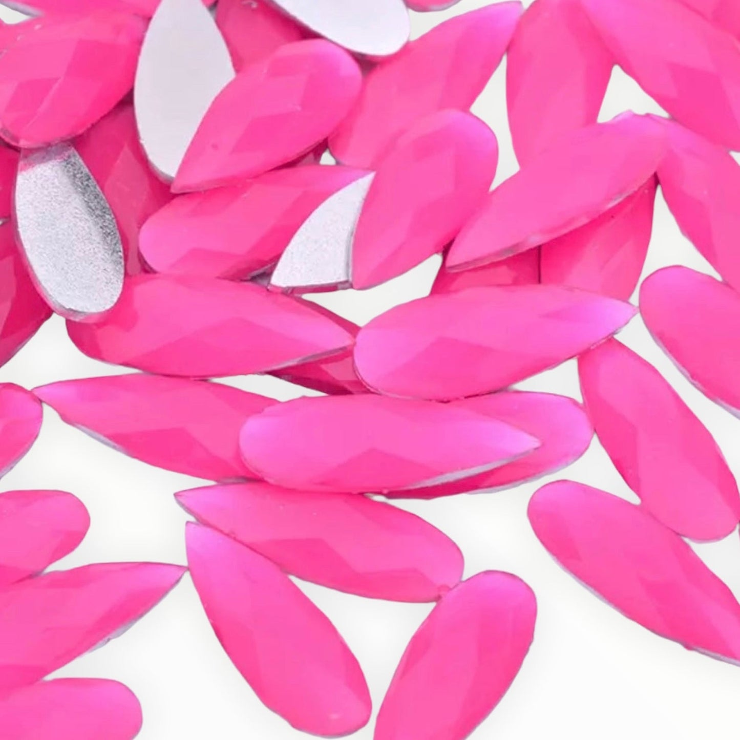 8*22mm Resin Tear Drop AB, Sew On - See Color Options