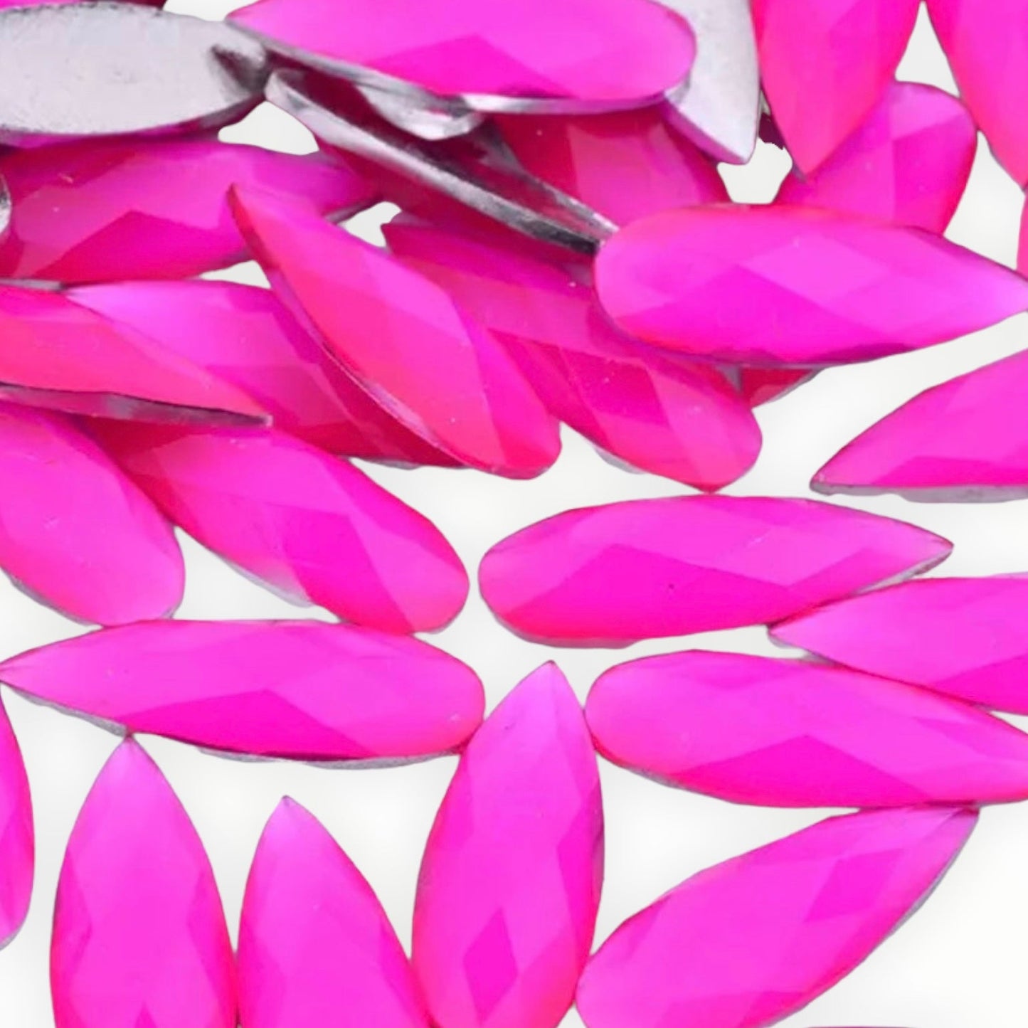 8*22mm Resin Tear Drop AB, Sew On - See Color Options