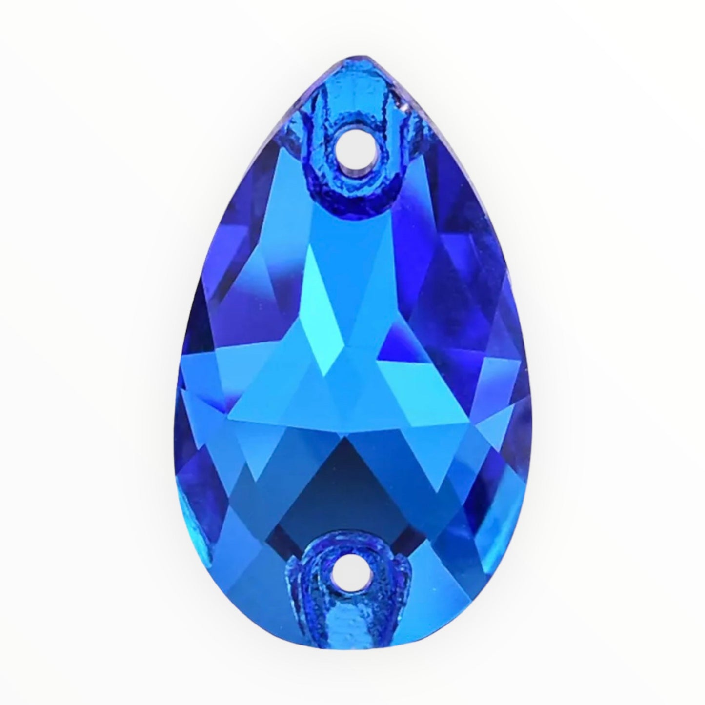 17*28mm Tear Drop AAAAA Glass Crystal, Sew On Gems, Sold in Pairs - See Color Options