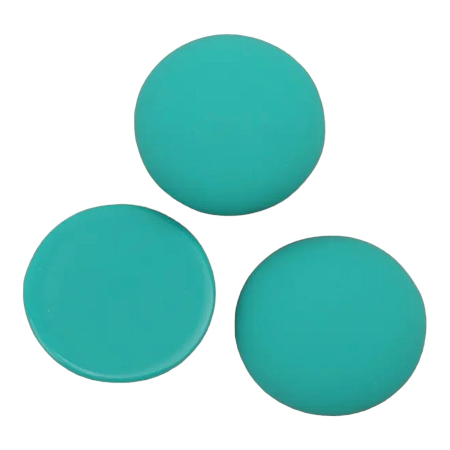 24mm Mixed Matte, Round Dome, Glue On Resin Gems, Sold in Pairs - See Color Options