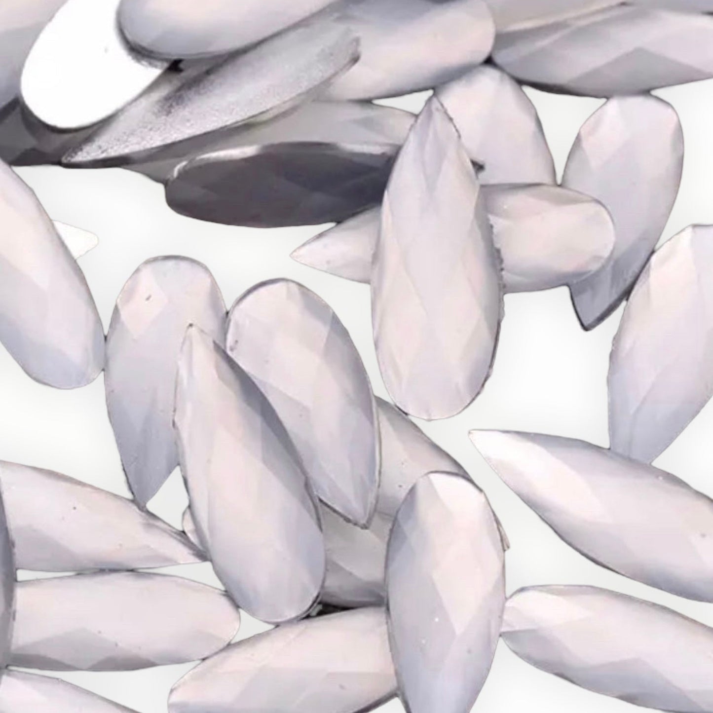 8*22mm Resin Tear Drop AB, Sew On - See Color Options