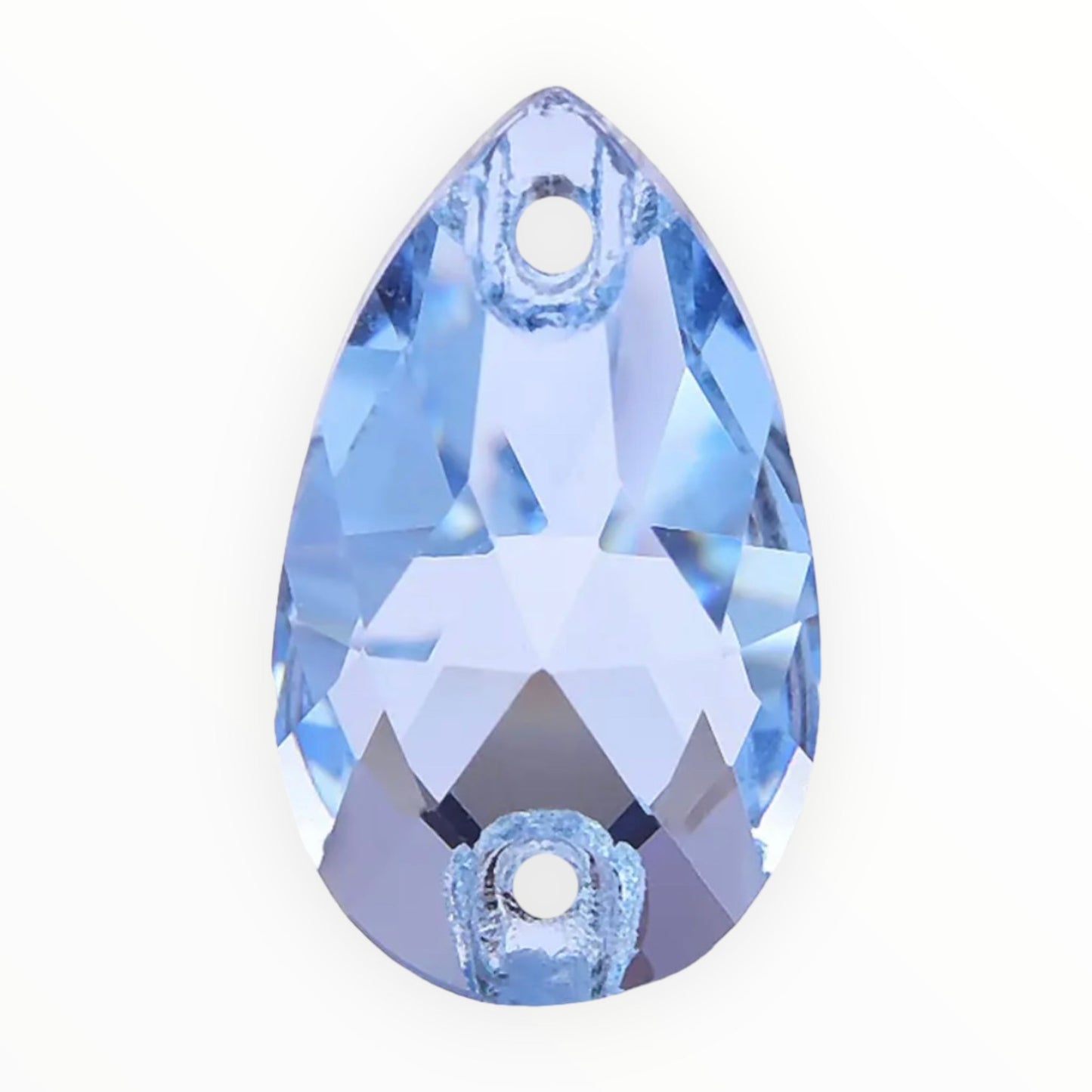 17*28mm Tear Drop AAAAA Glass Crystal, Sew On Gems, Sold in Pairs - See Color Options