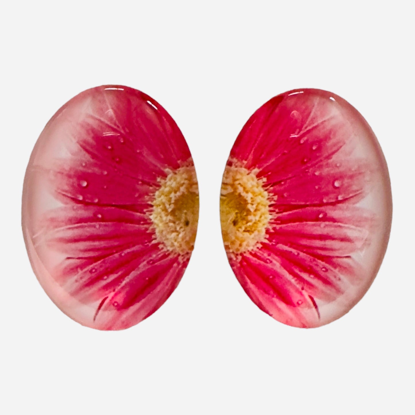 18*25mm Images on Glass, Oval, Glue on - See Color Options