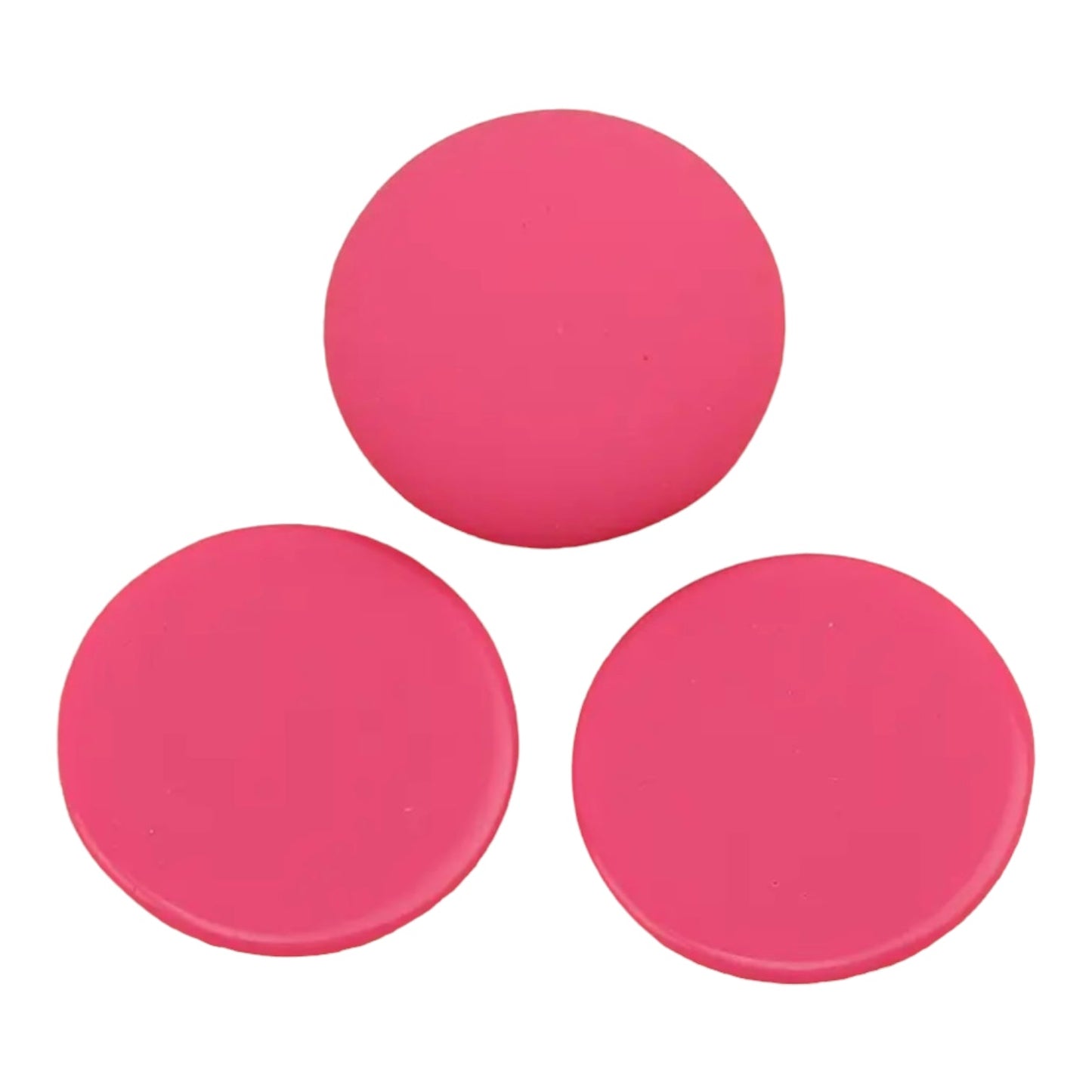 24mm Mixed Matte, Round Dome, Glue On Resin Gems, Sold in Pairs - See Color Options