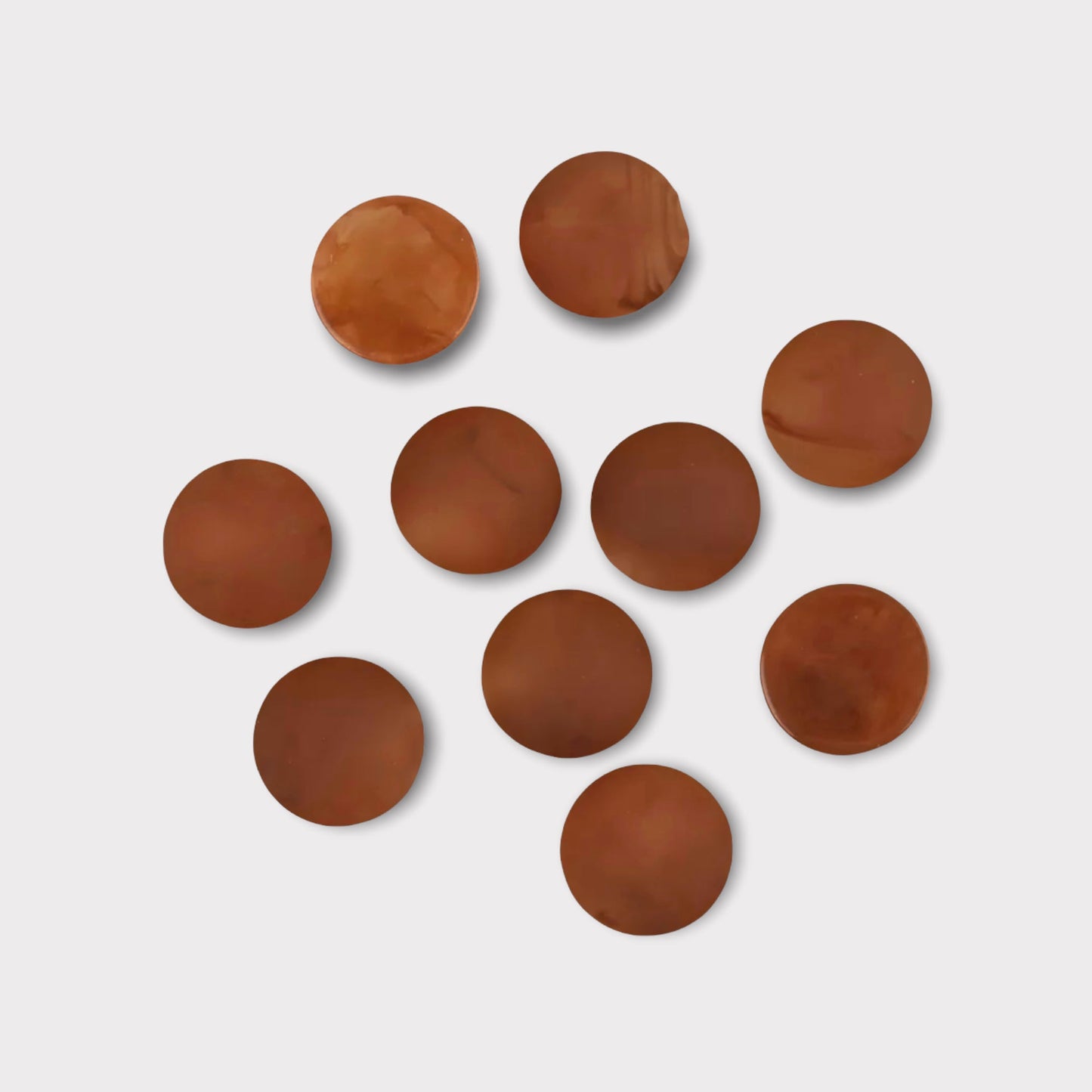 Retro Style 18mm Matte Cabs, Round Dome, Glue On Resin Gems, Sold in Pairs - See Color Options