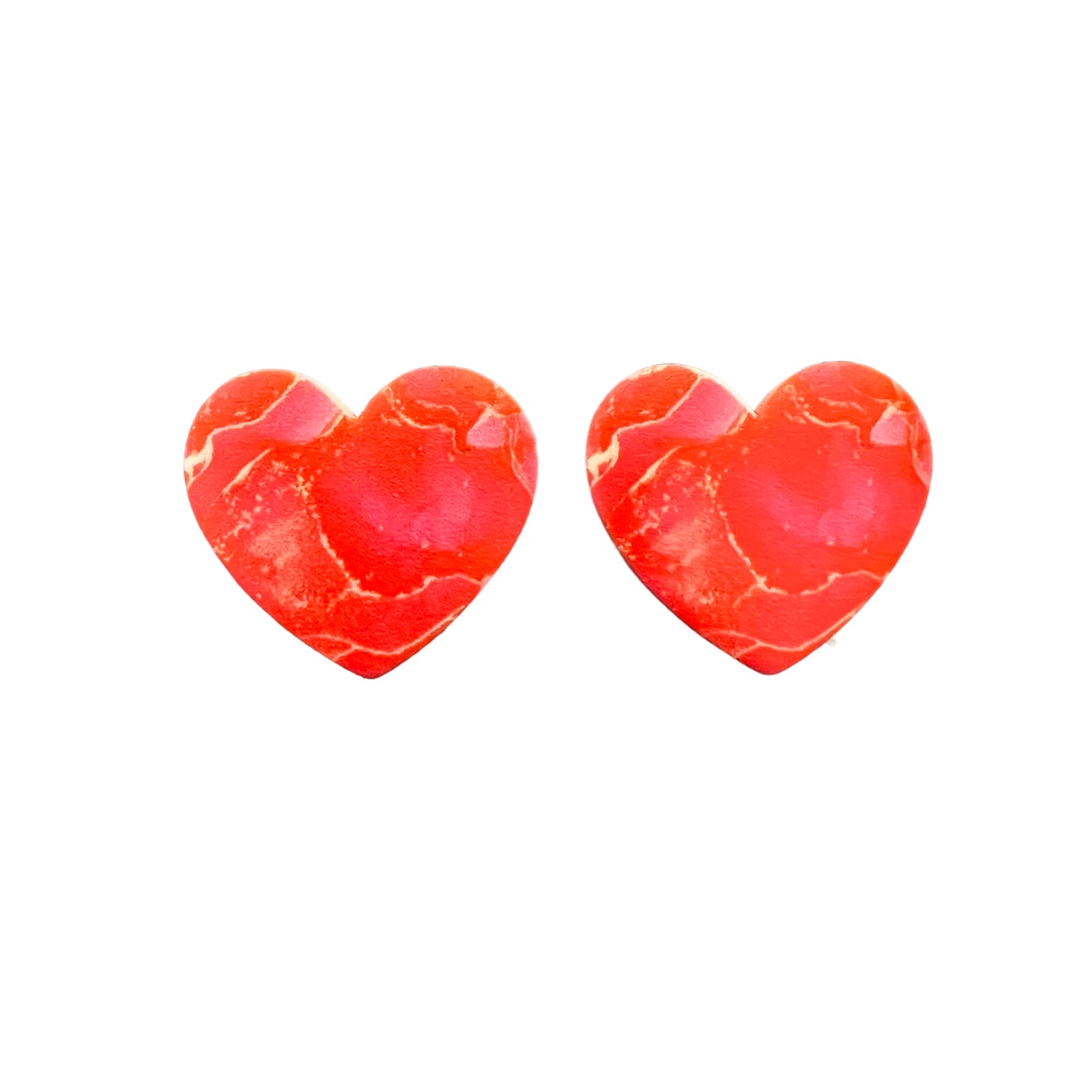 32*36mm Patterned Hearts - See Color Options