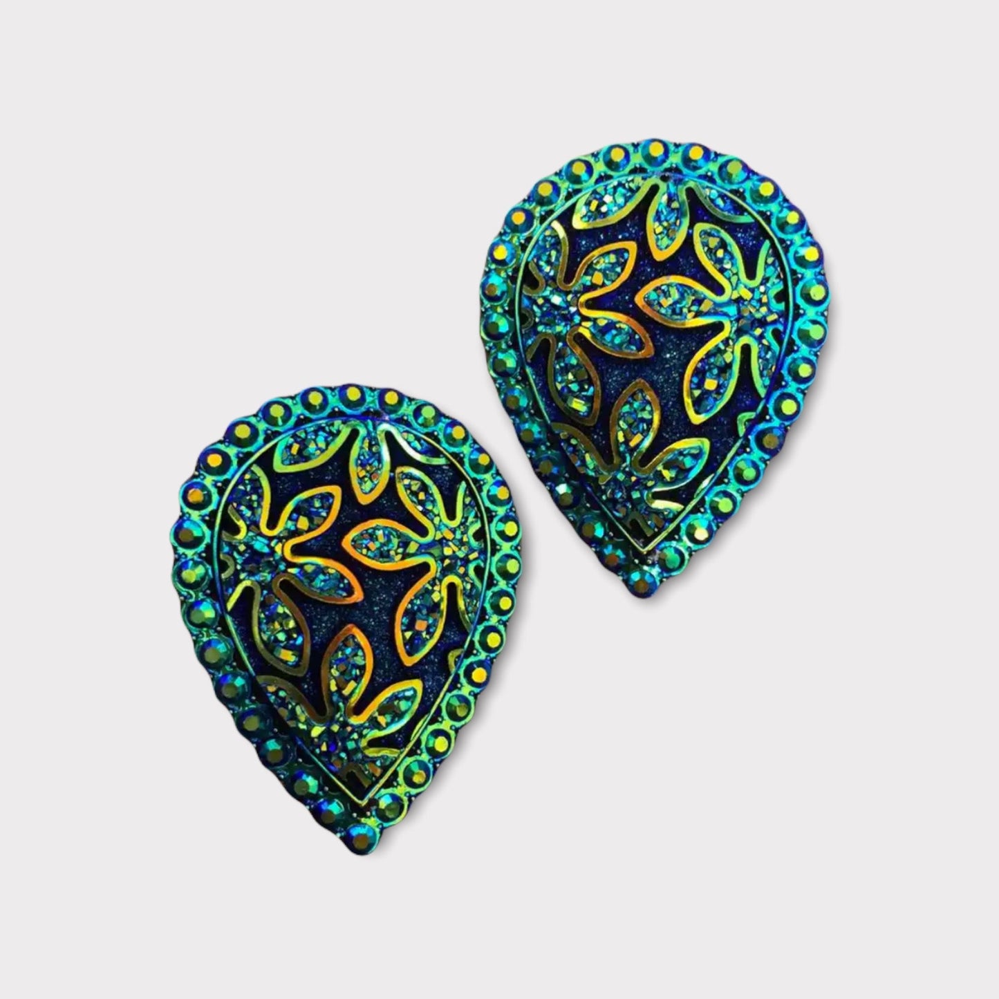 30*40 Resin Teardrop Flower AB - See Color Options