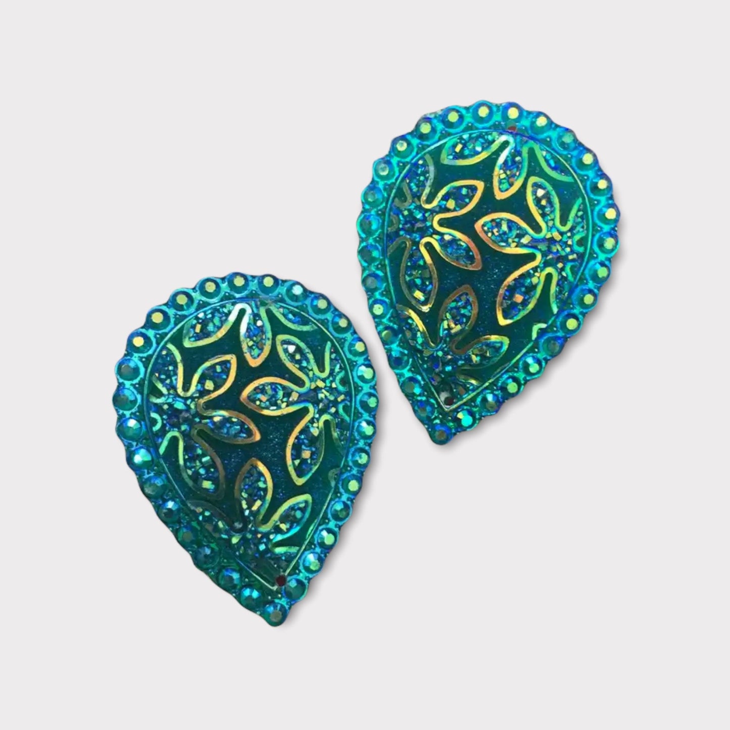 30*40 Resin Teardrop Flower AB - See Color Options