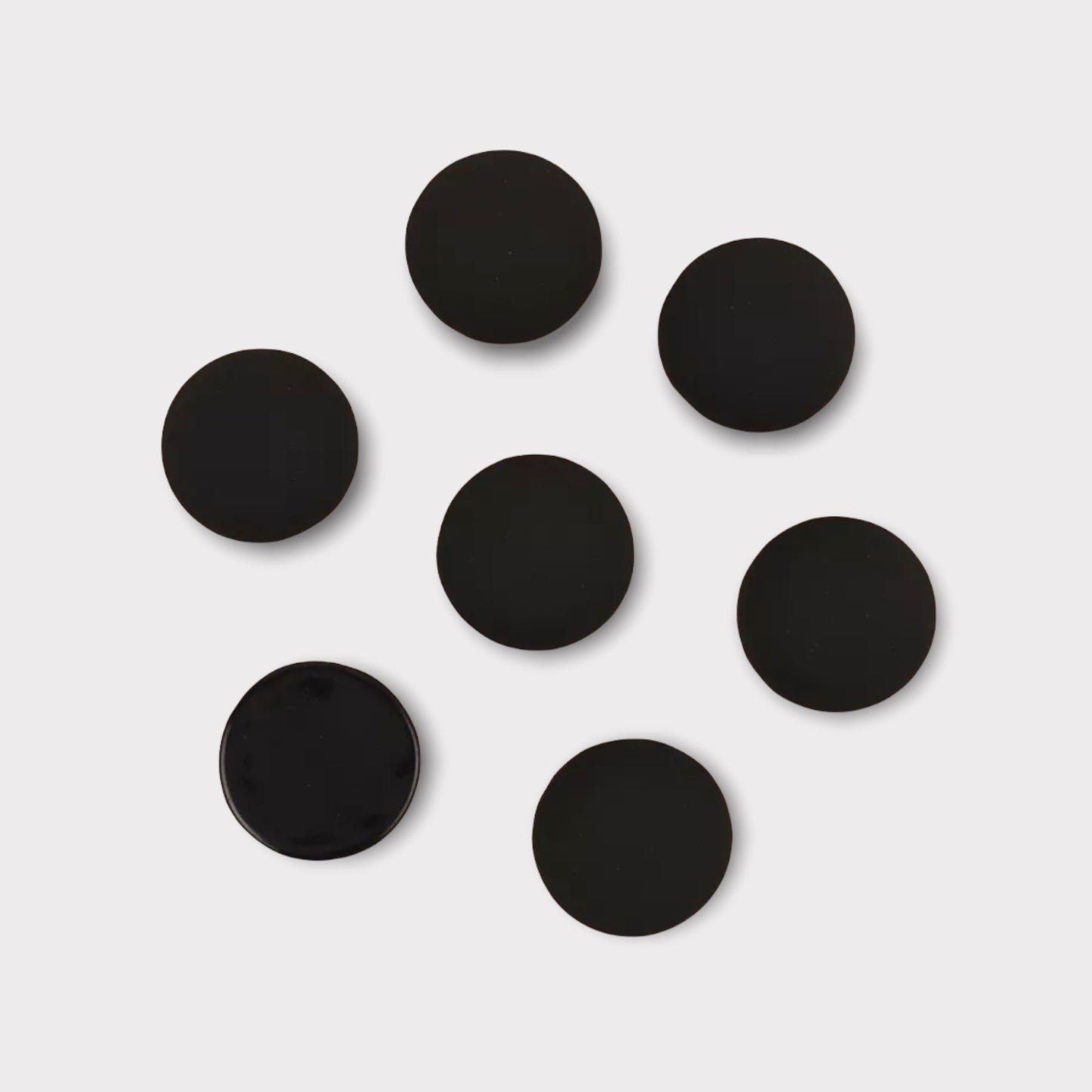 18mm Matte Round Dome, Glue On Resin Gems, Sold in Pairs or Full Set - See Color Options
