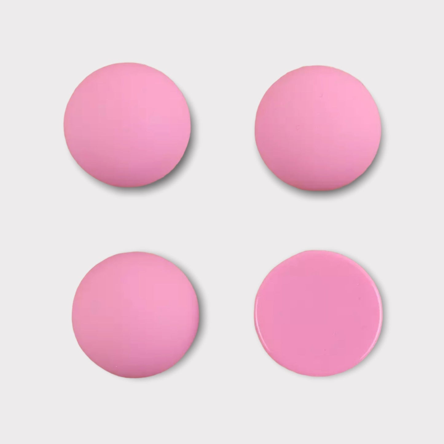 18mm Matte Round Dome, Glue On Resin Gems, Sold in Pairs or Full Set - See Color Options