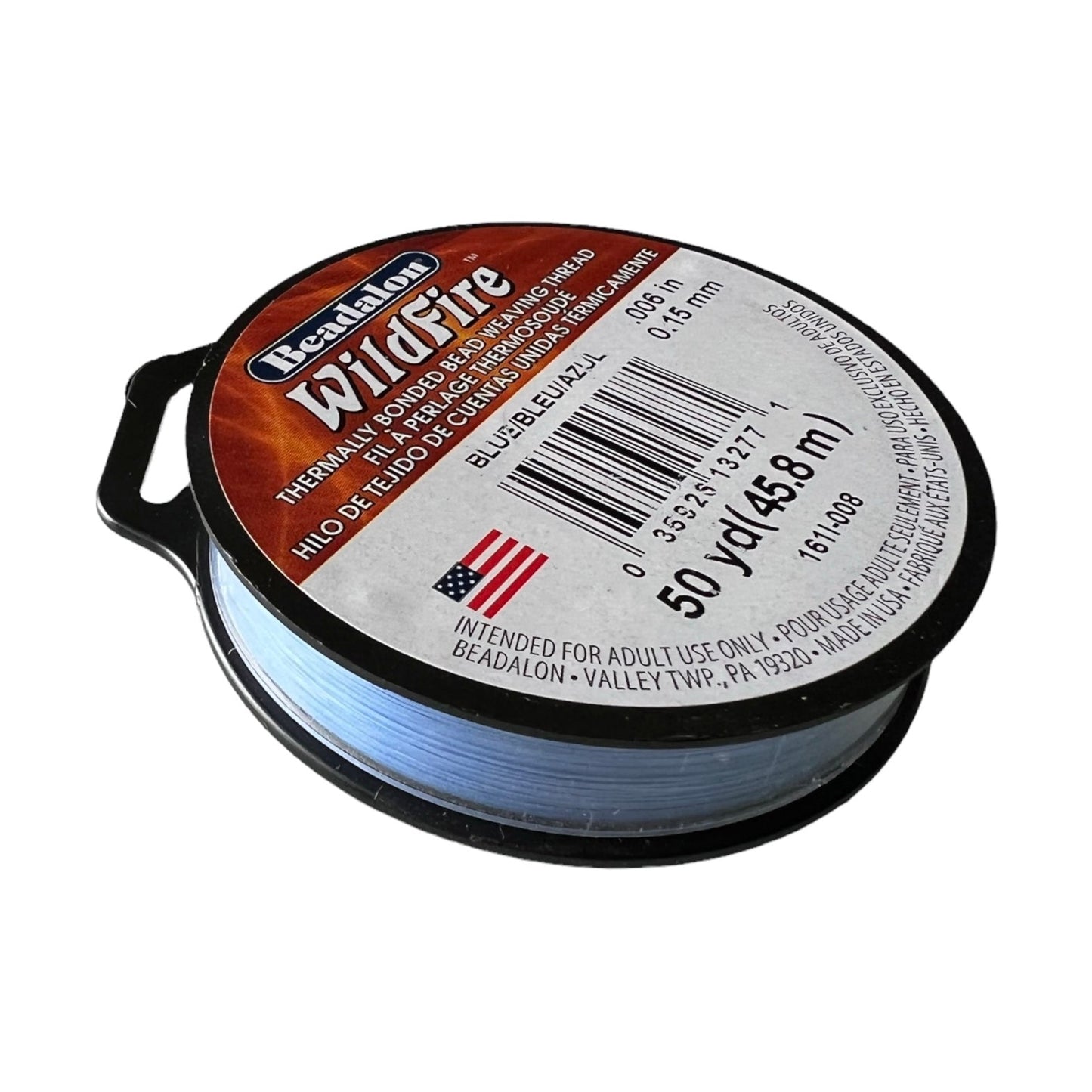 Hilo para abalorios Wildfire de 10 lb y 50 yardas (ver opciones de color)