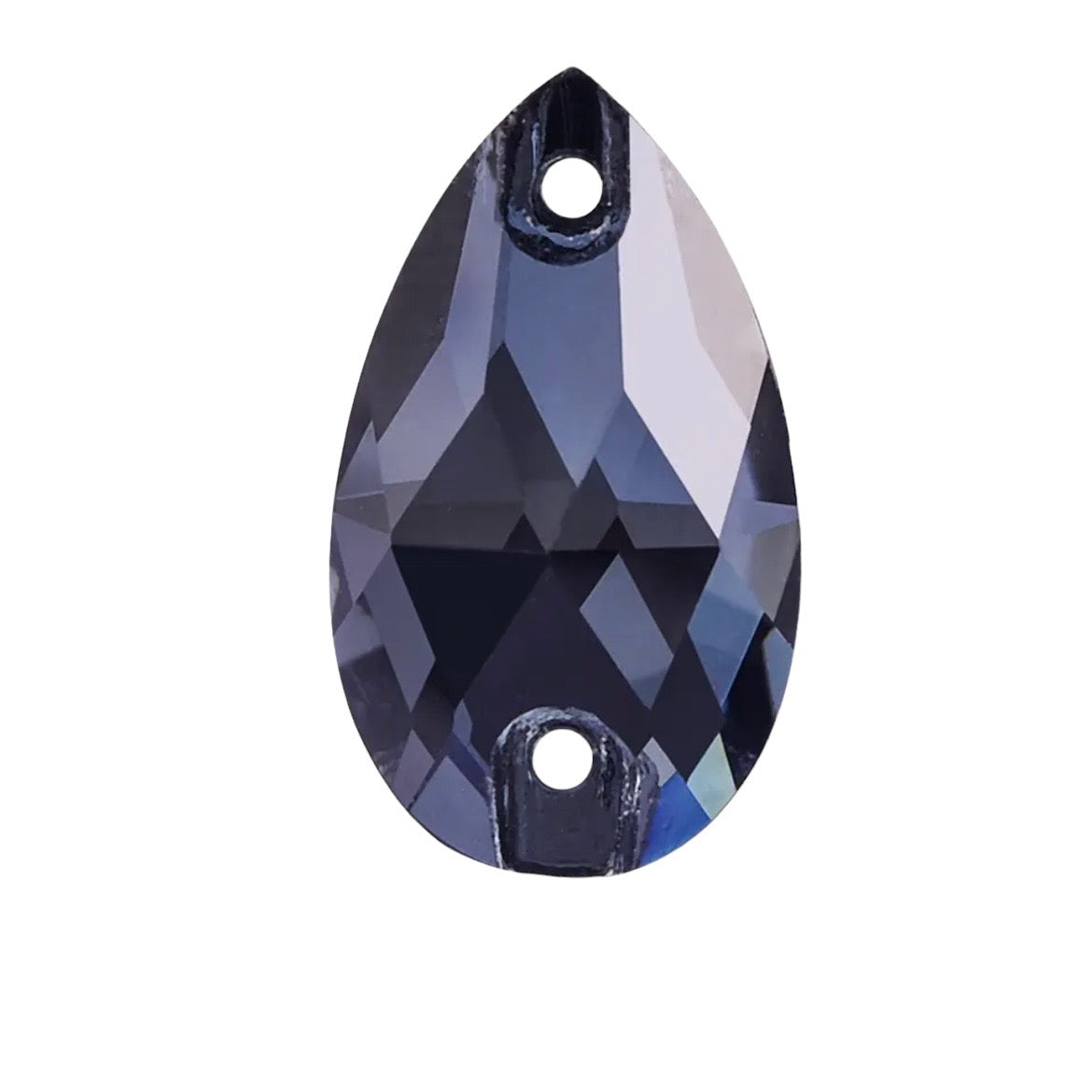 17*28mm Tear Drop AAAAA Glass Crystal, Sew On Gems, Sold in Pairs - See Color Options