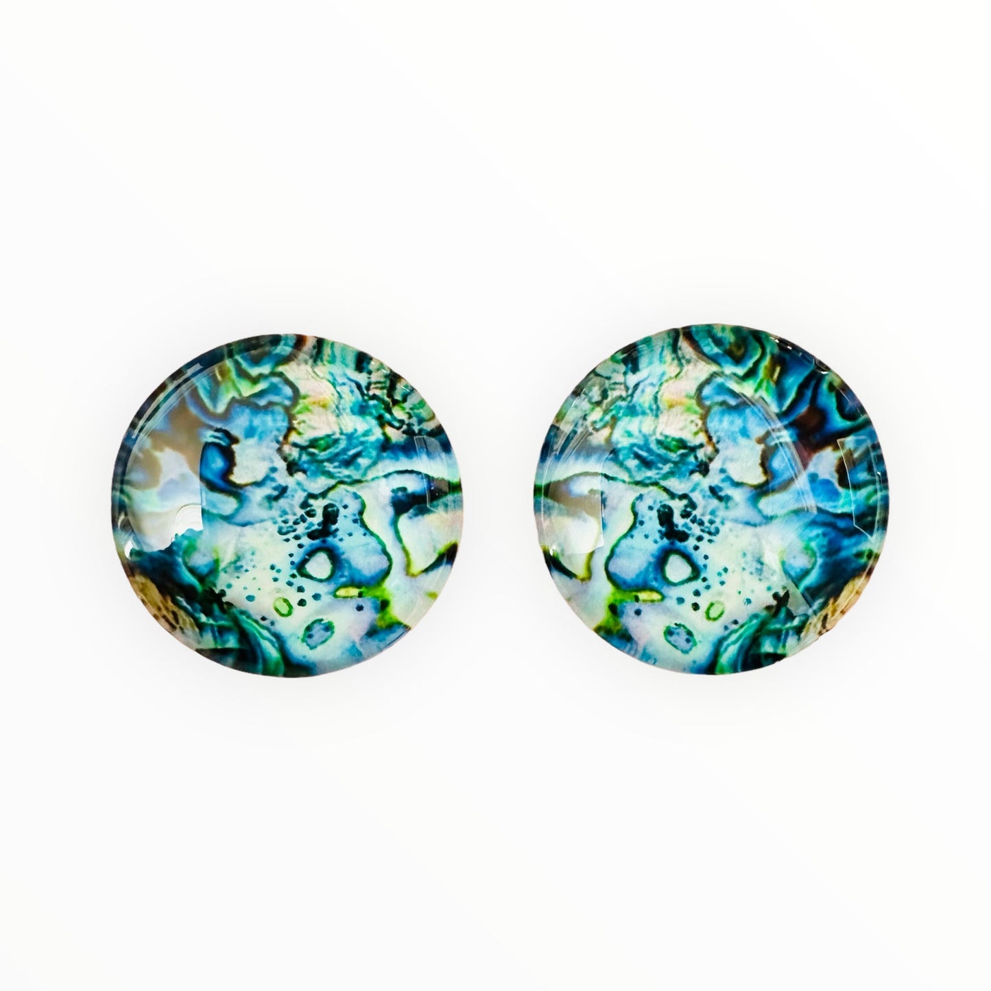 20mm Image with Background in Glass, Glue on - See Color Options