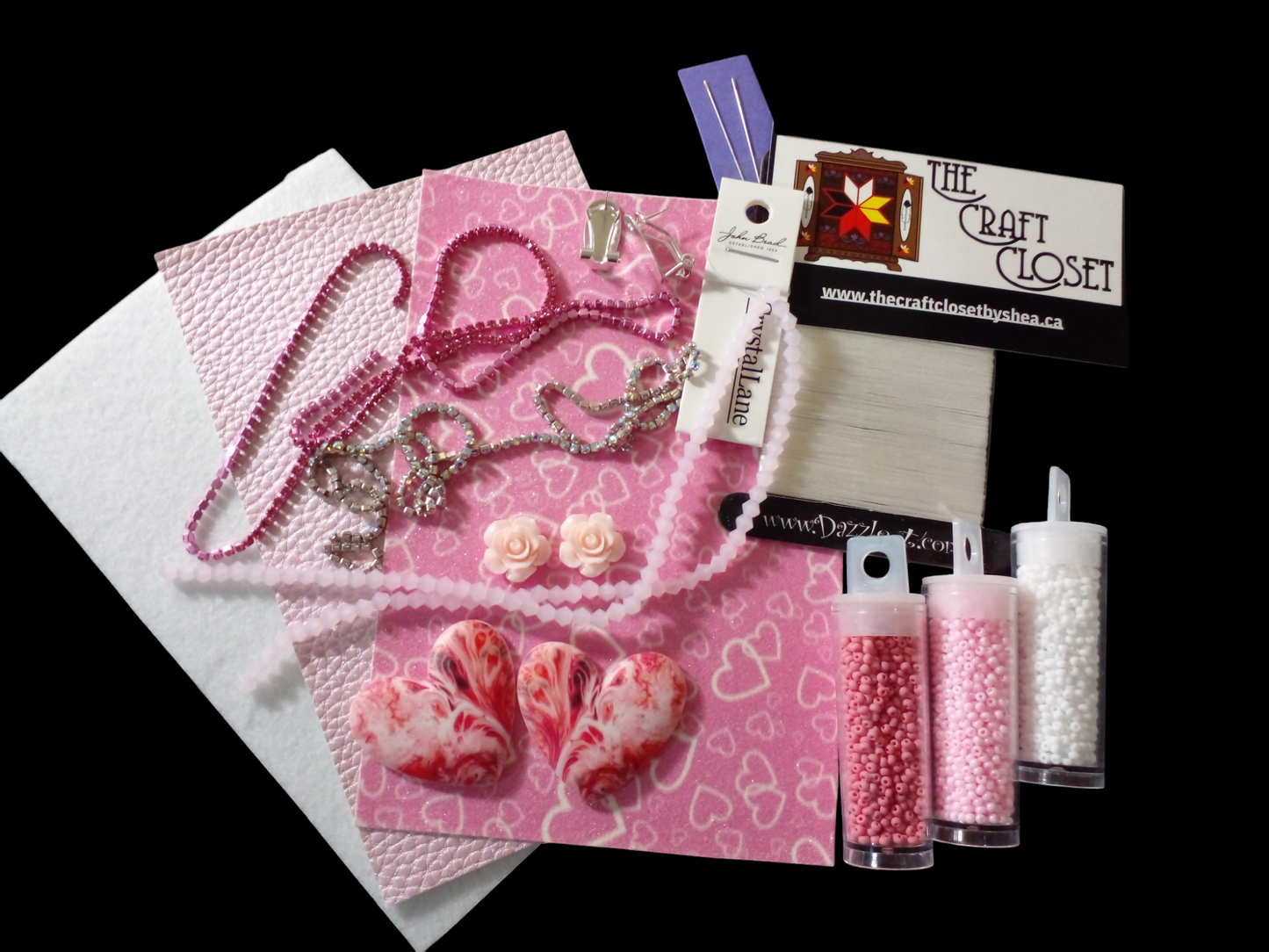 Beaded Heart Kit - See Color Options