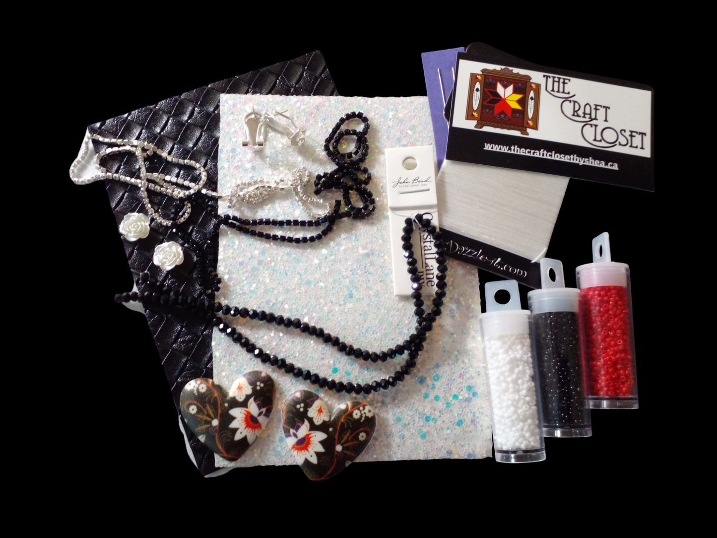 Beaded Heart Kit - See Color Options