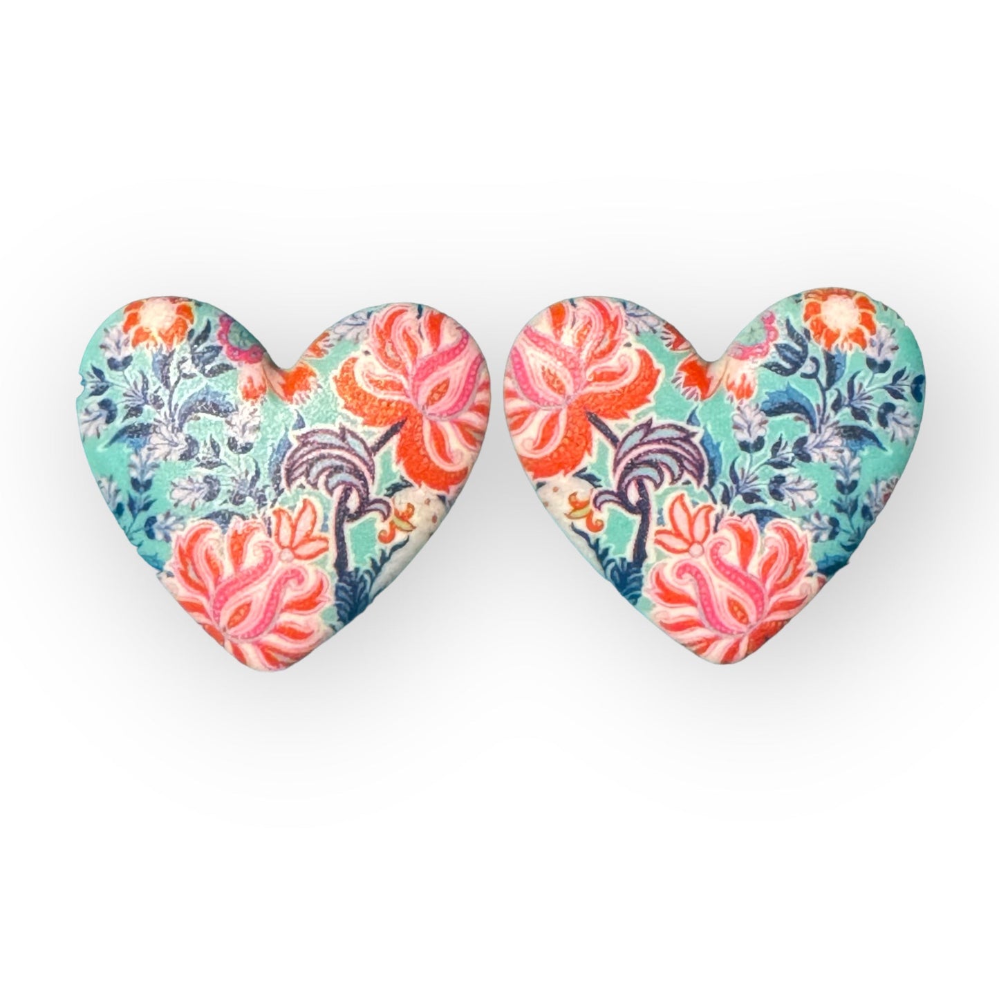 32*36mm Patterned Hearts - See Color Options