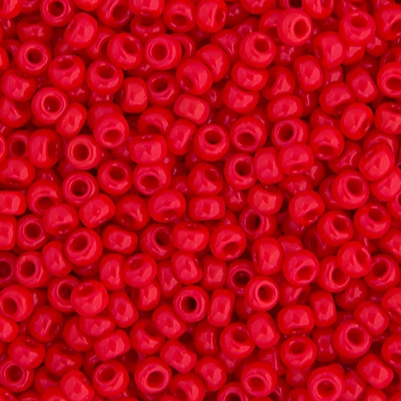 Miyuki Seed Bead 15/0 Red Opaque, 23g Vial