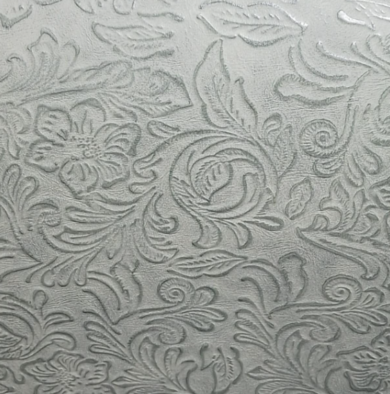 Sage Metallic Embossed - 8*12 Inch Vinyl Backing Material
